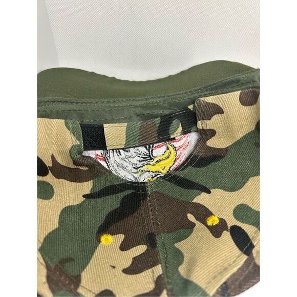Camo USA Eagle Embroidered Baseball Cap - Picture 4 of 4